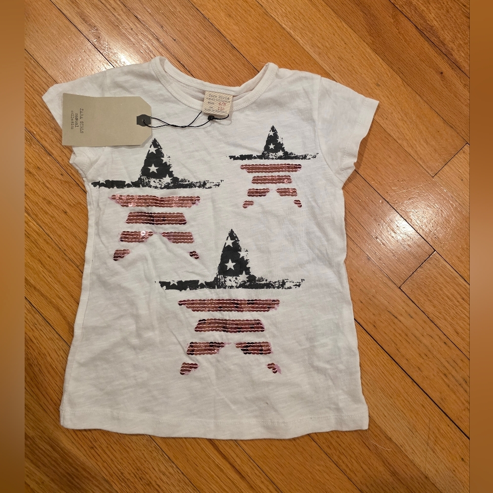 Zara Sequin Star Tee